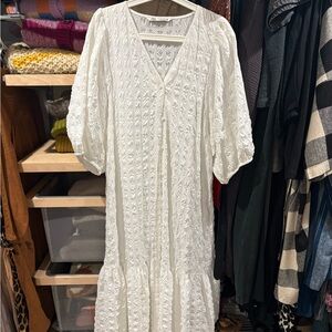 Zara puff/volume sleeve dress